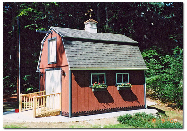 moose cupola on a shed