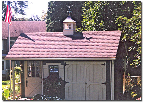 duck cupola on a shed