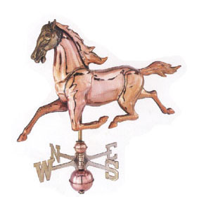 copper horse weathervane