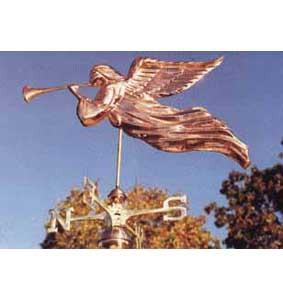 Gabriel angel with trumpet weathervane